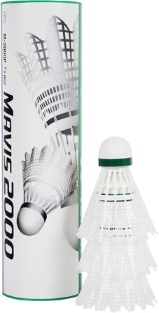 М'ячі для бадмінтону Yonex Mavis 2000, нейлон, зелені, 6 шт.