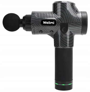 Перкусійний масажер WELLMI MG03PRO CARBON FASCIA — ручний масажер для спини та м'язів