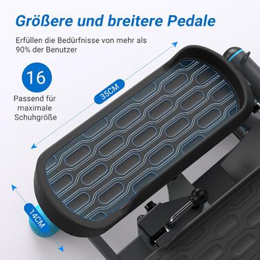 Міні степер MERACH для дому, Swing степер з навантаженням 150 кг та еластичними стрічками, Twist степер для ефективних вправ на ноги/руки/сідниці, фітнес-тренажер для дому/офісу, чорний