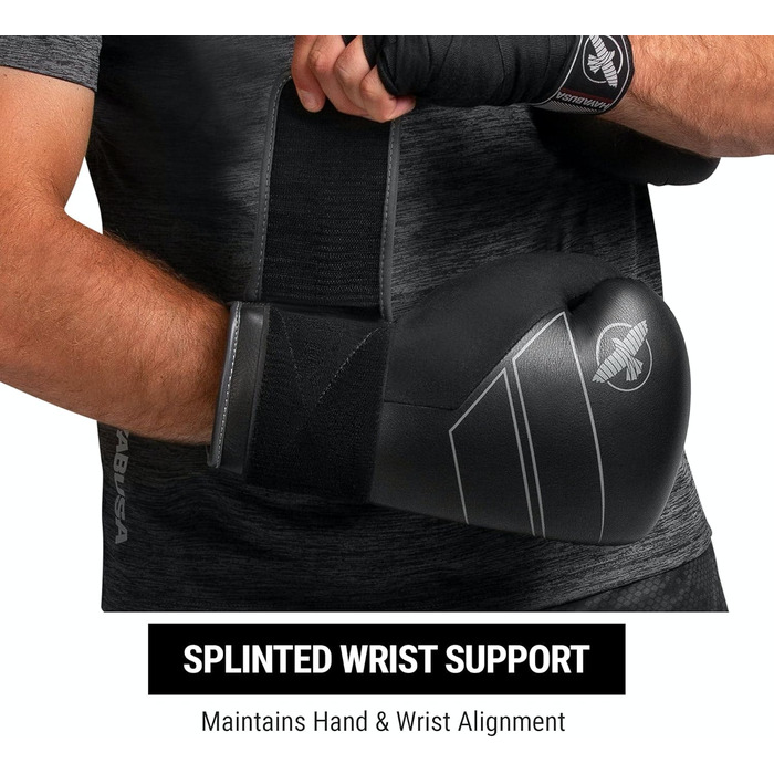 Боксерські рукавички Hayabusa S4 для чоловіків та жінок, шкіряні, 12 oz, чорні