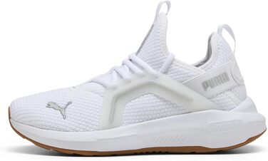 Жіночі кросівки PUMA Softride Enzo 5 для бігу, білий, сріблястий, чорний, металік (37.5 EU)