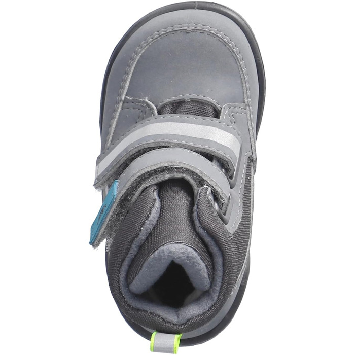 Зимові чоботи RICOSTA Flori для дівчаток та хлопчиків, дитячі чоботи для перших кроків, ширина: широкі, змінна устілка, Sympatex, пранні, веганські, 20 EU, широкі, графіт, карбон