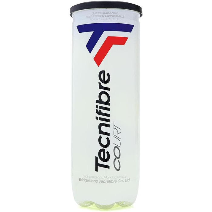 Тенісні м'ячі Tecnifibre Court, жовті, для дорослих, унісекс