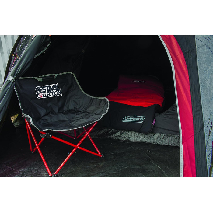 Спальний мішок Coleman Festival Collection для кемпінгу, теплий, екстра-довгий, для одного або двох, підходить для весни-осені, Outdoor/Indoor, 225 x 80 см