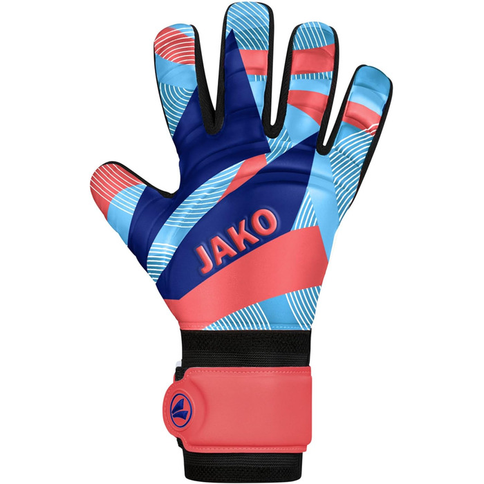 Воротарські рукавички JAKO River Basic RC Kids дитячі корал/блакитний/темно-синій