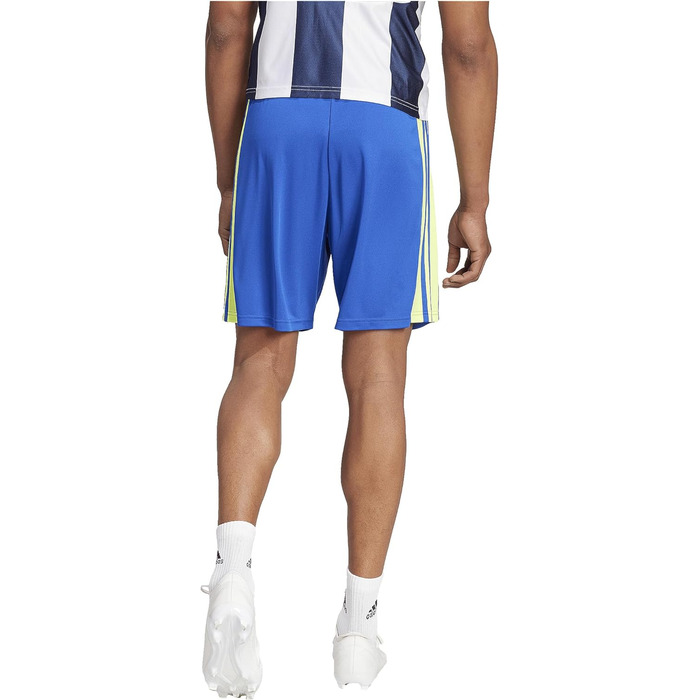 Чоловічі спортивні шорти adidas M 3s Ft SHO, сині з жовтими смугами, розмір M