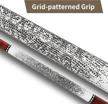 Більярдний кий GARSEN, 147.3 см, комплект з 4 шт, акорн-коричневий