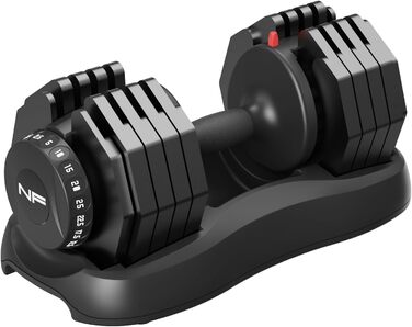 Регульовані гантелі 24/25 кг з антиковзним покриттям для фітнесу та тренувань