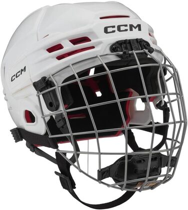 Хокейний шолом CCM Tacks 70 Combo Junior білий