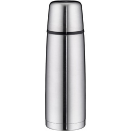 Термос alfi ISOTHERM PERFECT DV 750 мл з нержавіючої сталі з чашкою, герметичний, з гвинтовою кришкою, тримає тепло, без відбитків, довговічний, можна мити в посудомийці, без BPA