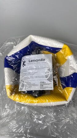 Волейбольний м'яч Lemondo PU для пляжного волейболу (з помпою) - м'який, водостійкий, для гри та тренувань
