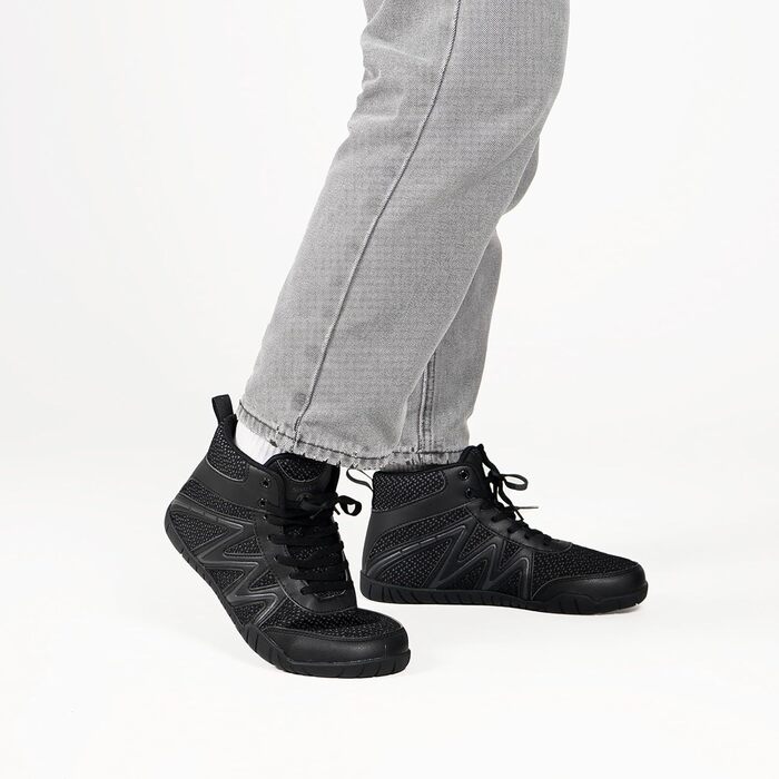 Чоловічі борцівки, боксерські туфлі, фітнес-кросівки, підошва Zero-Drop, синьо-зелені (44 EU, широкі, чорні)