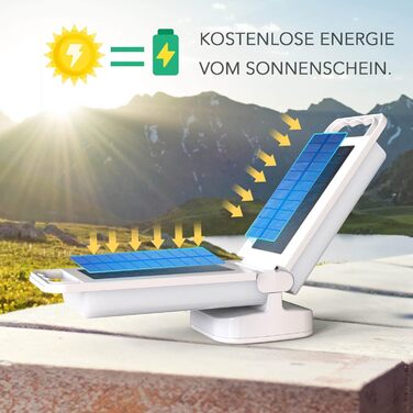 Сонячна кемпінгова лампа 48 LED з акумулятором 6000 mAh, регулювання яскравості, водонепроникна IPX4, для кемпінгу, риболовлі, надзвичайних ситуацій