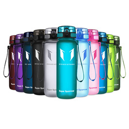 Фляга для води Super Sparrow: Tritan, без BPA, 350/500/750/1000 мл - для спорту, велосипеда, фітнесу, університету, подорожей