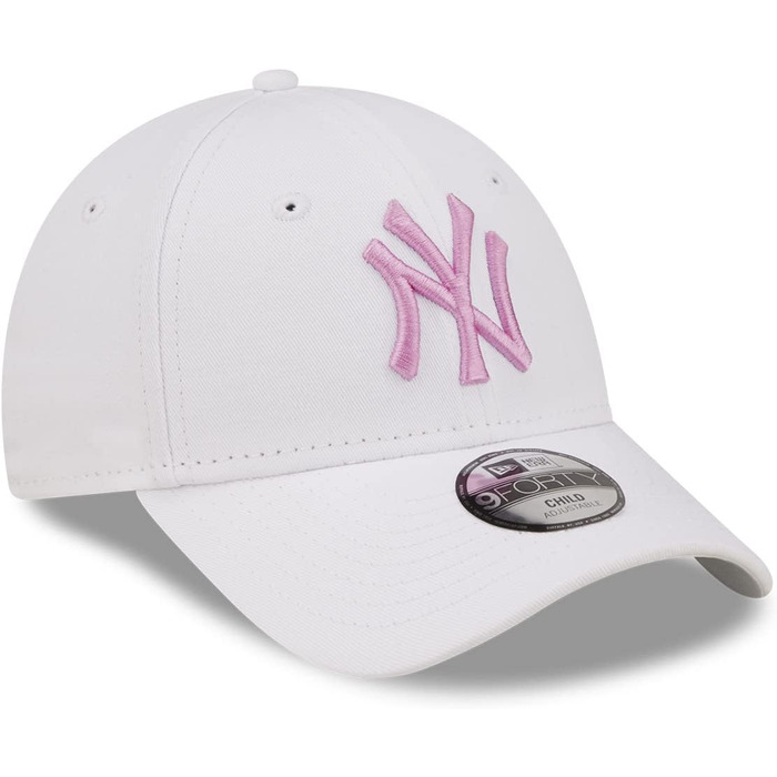 Дитяча бейсболка New Era New York Yankees 9Forty 940Kids-Yankees-White - рожева, 6-12 років