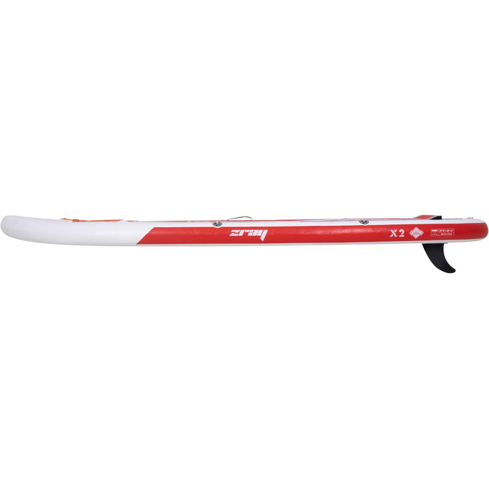 Надувна SUP-дошка Zray X2 330x81x15 см з веслом, насосом і сумкою, червона, Dropstitch