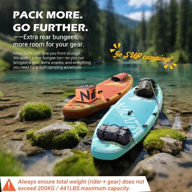 NACATIN SUP Board надувний 320 см (10'6