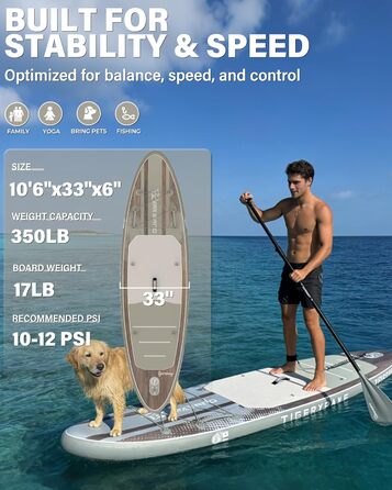 SUP дошка надувна TIGERXBANG 320 см, комплект для Stand Up Paddling, рожево-зелена, для дорослих та дітей