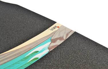Скейтборд JUCKER HAWAII PONO KICK Woodyboard для дітей та дорослих, дерев'яний міні-лонгборд, круїзер для міста, повністю зібраний