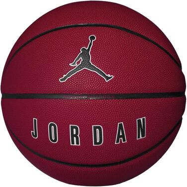 Баскетбольний м'яч Jordan Ultimate 2.0 8P, розмір 7, червоний, універсальний, для вулиці та залу