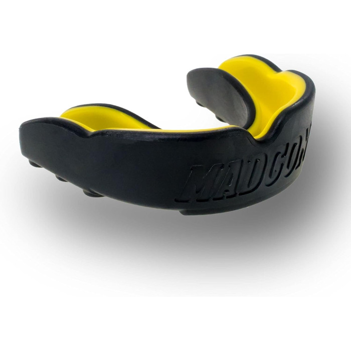 Захисний капу для спорту Guardian: бокс, MMA, кікбоксинг. Зручний, регульований, чорно-зелений/чорно-жовтий