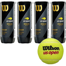 Тенісні м'ячі Wilson US Open, 12 штук, для великого тенісу