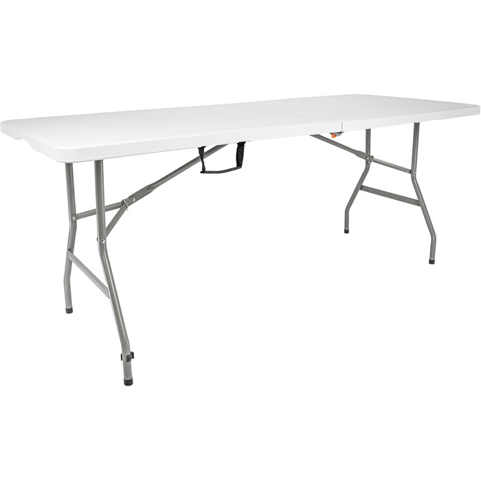 Складаний стіл для кемпінгу Karl Hausmann 180x75x74 см - білий