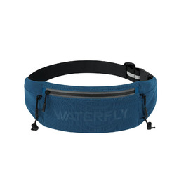 Поясна сумка для бігу WATERFLY: триатлонний пояс з тримачем для номера, сумка для телефону, поясна сумка для чоловіків та жінок (темно-синій)