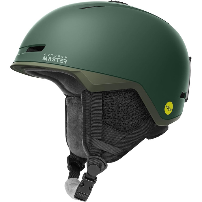 Шолом для сноуборду та лиж OutdoorMaster MIPS, вентиляція, полікарбонат, універсальний розмір, для чоловіків і жінок