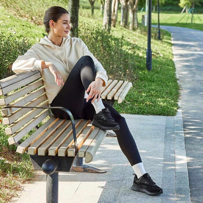 Жіночі кросівки FitVille для широкої стопи: бігові, для ходьби, фітнесу, чорного кольору (38.5 EU, X-широкі)