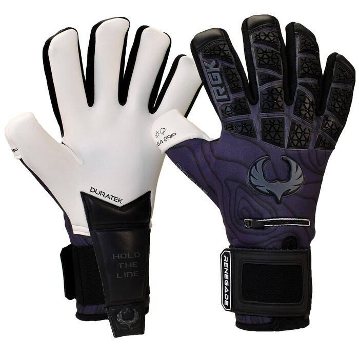 Воротарські рукавички Renegade GK Limited Edition Rogue з захистом пальців (розміри 6-11, рівень 4+). Giga Grip 4+3мм | Для чоловіків, жінок, підлітків, дітей