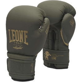 Боксерські рукавички LEONE 1947 Military Edition, унісекс, зелений, 10 унцій, GN059G