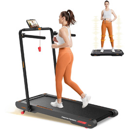 Sperax Килимок для ходьби з вібрацією 3-в-1 для бігового тренажера, з пультом дистанційного керування, 0.3-6 км/год, для дому та офісу (Сірий)