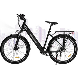 Електровелосипед COLORWAY 27,5''×2,8'', 250Вт, 36В/15Аг, 7-швидкостей, LCD-дисплей, подвійний диск. гальма, запас ходу 45–100 км, для міста