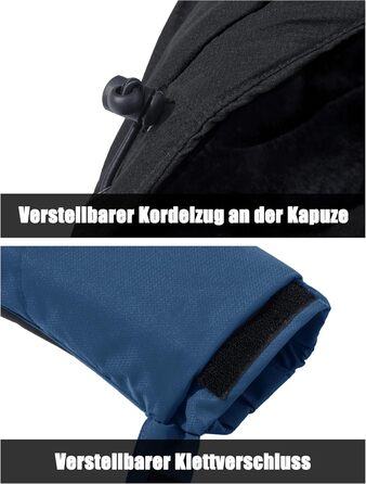 Чоловіча зимова куртка MAGCOMSEN з флісовою підкладкою, водонепроникна та вітронепроникна, тепла Softshell куртка для активного відпочинку з капюшоном (XXL, Коричневий)