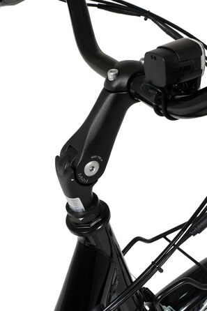 Електровелосипед i-Bike City Easy Urban для дорослих, унісекс, з педальною підтримкою, чорний, універсальний розмір