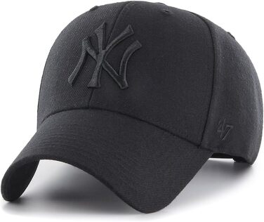 Кепка бейсболка New Era MLB New York Yankees чорна, універсальний розмір