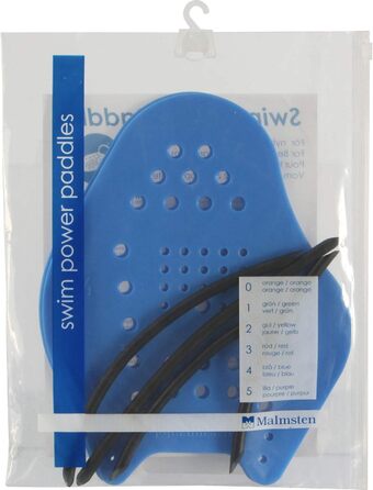 Лопатки для плавання Malmsten Swim Power, тренувальні, пластик