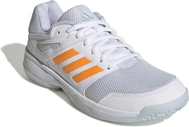 Жіноче взуття для залу Adidas Speedcourt - розмір 38 2/3 EU, білий, помаранчевий, блакитний