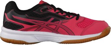 Кросівки Asics Upcourt 2 GS для залу (38 EU) - Червоний, Темно-сірий, Чорний