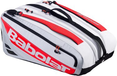 Сумка для падельної ракетки Babolat Pro Juan Lebron 2025, біло-срібляста