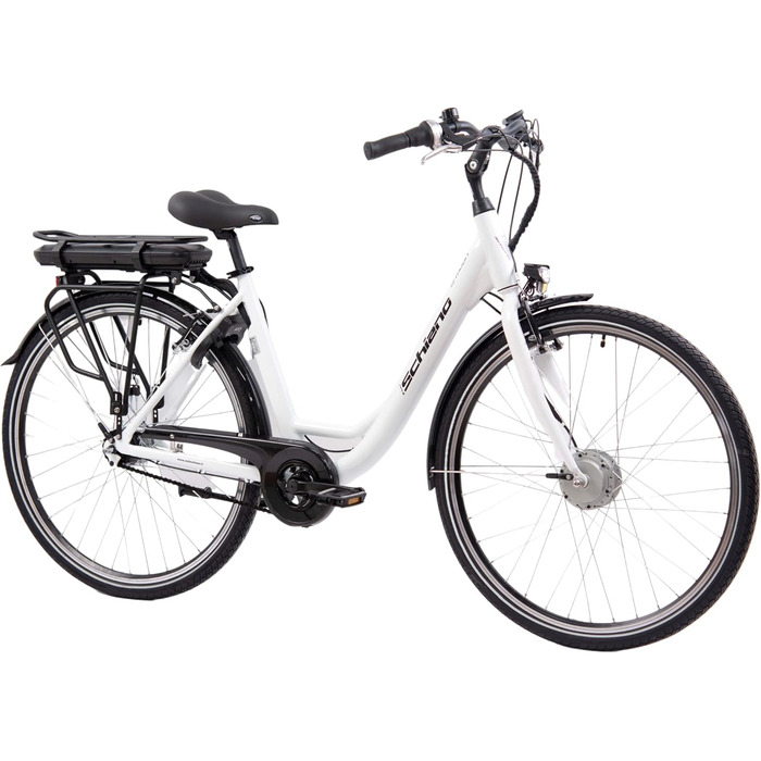 Електровелосипед F.lli Schiano E-Moon 28'' для чоловіків і жінок, до 25 км/год, з акумулятором, мотором, Nexus 7, багажником, електричний велосипед-педелек з великою дальністю ходу