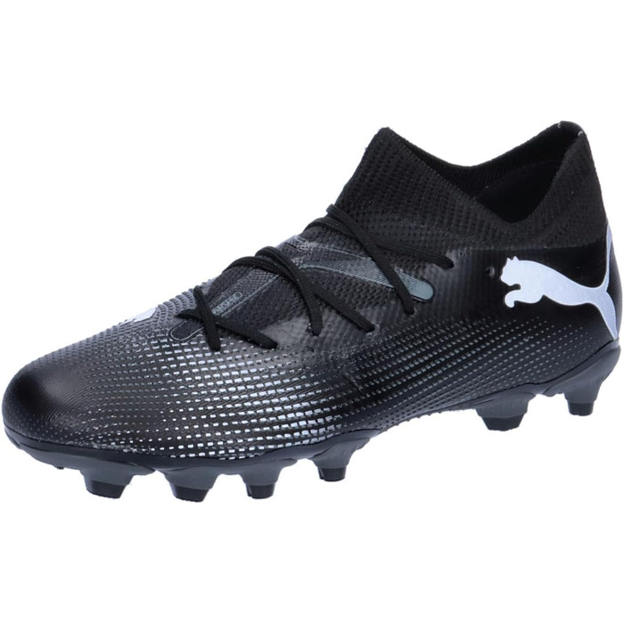 Дитячі футбольні бутси PUMA Future 7 Match Bna Fg/Ag Jr - чорно-білі, 35 EU