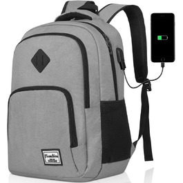Рюкзак для ноутбука YAMTION з USB, водонепроникний, 35 л, для чоловіків і жінок, шкільний