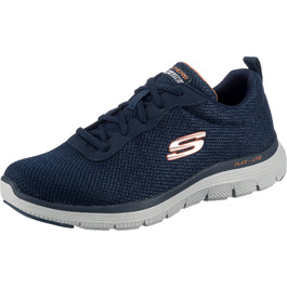 Чоловічі кросівки Skechers Flex Advantage 4.0 темно-сині (Navy) з сітки та PU, розмір 44 EU
