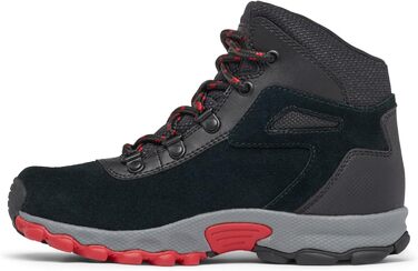 Трекінгові черевики Columbia Newton Ridge Amped Mid Rise для дітей (36 EU, Black Mountain Red Youth)