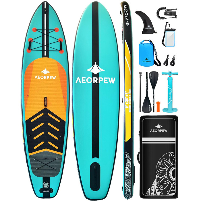 Надувні SUP дошки для дорослих та підлітків, 88.9 см, професійного рівня. Комплект з аксесуарами для веслування на SUP дошці.