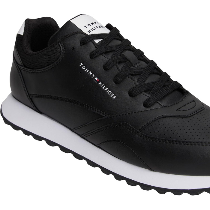 Кросівки Tommy Hilfiger Runner з екошкіри, чорно-білі, 43 EU