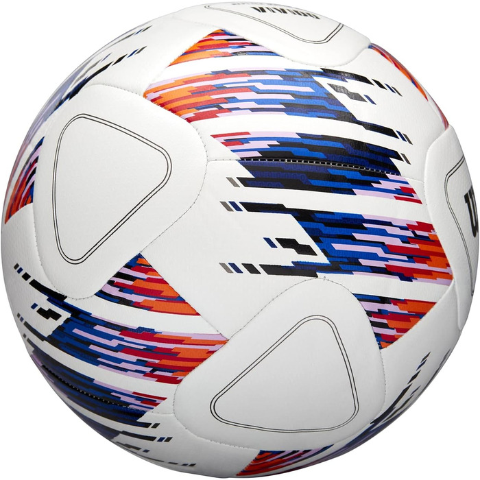 Футбольний м'яч Wilson NCAA Vivido Replica №5, біло-оранжево-фіолетовий