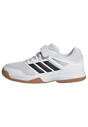 Дитячі кросівки Adidas Speedcourt Unisex для залу, білі/чорні, розмір 35 EU